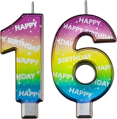Vista 303 de DERVENTA Vela Grande de Cumpleaños Número 3D Verde Luminoso de 3.7 Pulgadas Celebración de Fiesta Aniversario Decoración Adorno para Pastel 1 Pieza