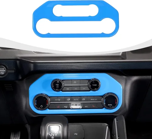 Vista 18 de RAZPOY para Bronco Cubierta del Panel del Interruptor de Aire Acondicionado, Moldura del Botón A/C de la Consola Central Compatible con Accesorios