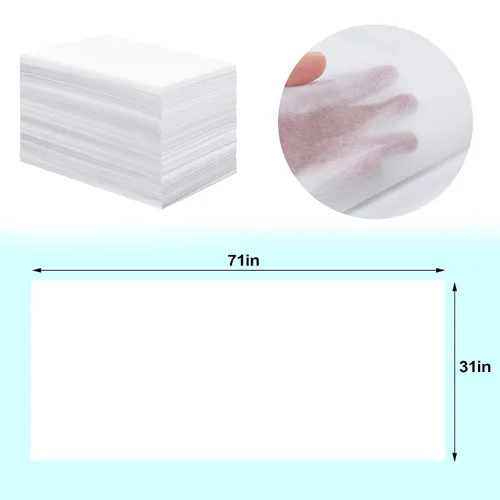 Vista 8 de 200 sábanas desechables, 31 x 71 pulgadas, impermeables, para mesa de masaje, tela no tejida, cubierta de cama para terapia de masaje, tatuajes