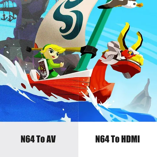 Vista 6 de IQIKU Adaptador HDMI para N64cubo de juegoSNES