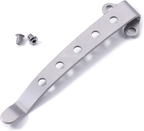 Vista 22 de EZSMITH (Modelo 1 Pinza de bolsillo universal - (Acabado táctico negro) - Pinza de bolsillo de repuesto para cuchillos plegables, teléfonos Modelo 1