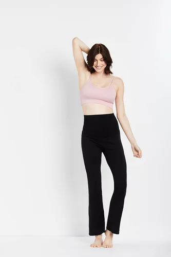 Vista 4 de Maternidad Plus tamaño Secret Fit vientre Boot Cut Maternidad Pantalones de yoga