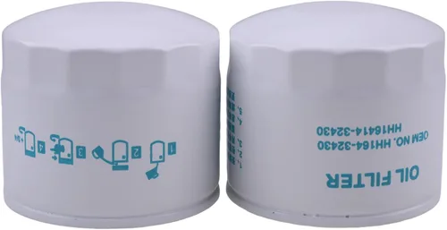Vista 2 de 2 filtros de aceite HH164-32430 17321-32430 122-0185 compatibles con Kubota L M KH KX RTV modelos L2800 L2850 L2900 L2950 L3000 L3010 L3130 L422 40M