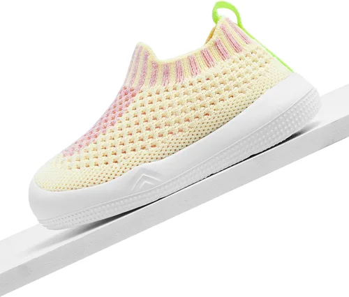 Vista 6 de Engtoy Zapatos de bebé para niños y niñas, zapatos para caminar, ligeros, transpirables, de malla, zapatos antideslizantes con suela de goma suave