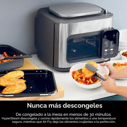 Vista 4 de Ninja® Combi™ Multicocina y freidora de aire todo en uno, acero inoxidable