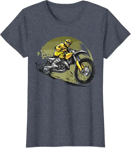 Vista 68 de Camiseta de motocross Supermotard Enduro, Negro, S