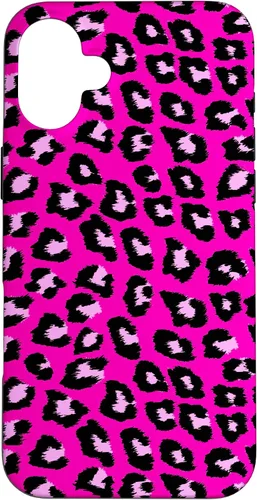 Vista 23 de McBling - Carcasa para iPhone 17, diseño de leopardo y guepardo rosa intenso