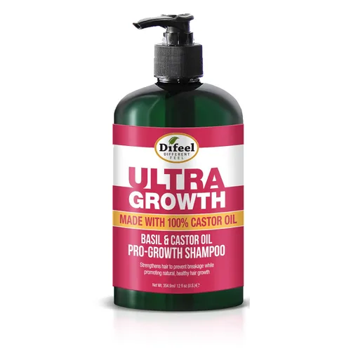 Vista 2 de Difeel Ultra Growth 3-PC Set: Champú 12 oz, Acondicionador 12 oz y Aceite para el Cabello 8 oz