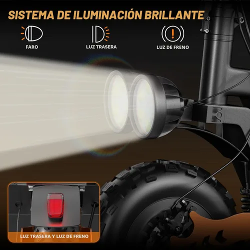 Vista 6 de Electric Scooter for Adults, 2400W & 1600W Off-Road Foldable E Scooter Dos 1600W gris oscuro