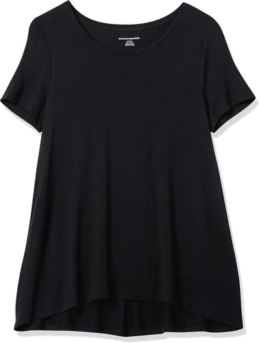 Vista 6 de Tienda Essentials Women's Relaxed-Fit Short-Sleeve Scoopneck Swing Tee (Available in Plus Size)