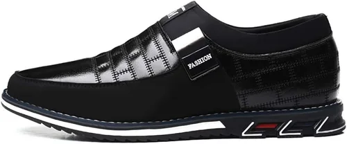 Vista 3 de COSIDRAM Zapatos casuales para hombre, mocasines cómodos, zapatos para caminar, para negocios, trabajo, oficina