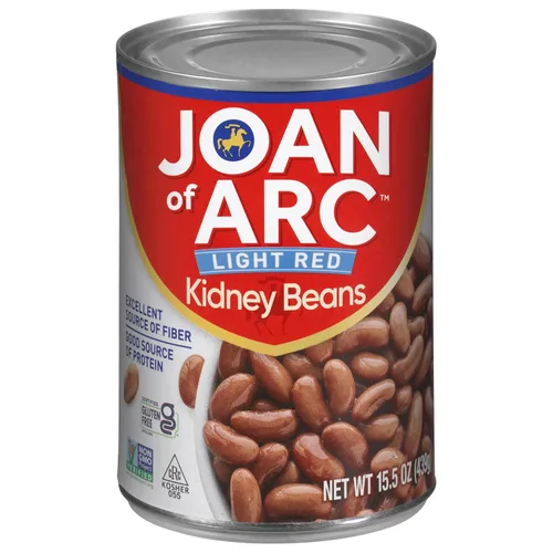 Vista 16 de Joan of Arc Beans, Riñón rojo claro, sin sal añadida, 15.5 onzas (paquete de 12)