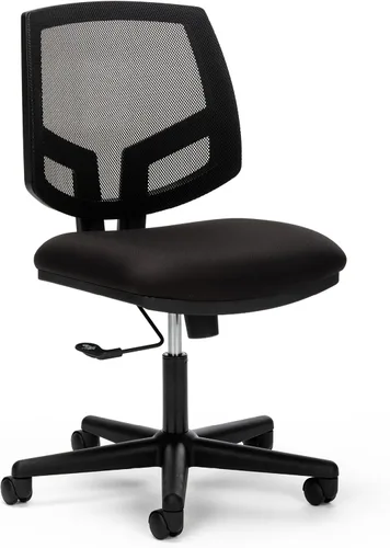 Vista 14 de HON Volt Silla ergonómica de oficina, sin brazos, silla de escritorio de Parte trasera de tela