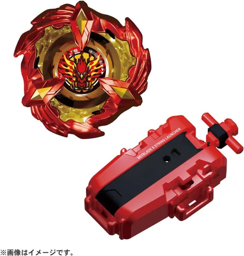 Vista 4 de タカラトミー Beyblade X BX-23 Starter Phoenix Wing 9-60GF Metal Spinning Top