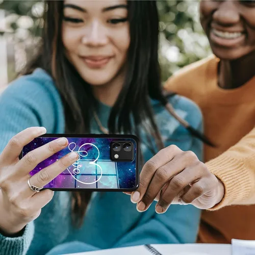 Vista 249 de Funda para Motorola Moto G Stylus 5G 2021 de vidrio templado, funda negra con diseño de mujer negra africana para mujeres y hombres, antiarañazos, a