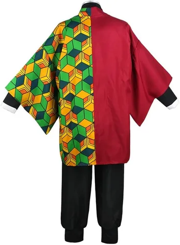 Vista 3 de HOKEPLI Anime Cosplay Costume Kimono Set Halloween Kimono Outfit Unisex