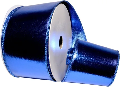 Vista 8 de Morex Ribbon alámbrico Lamé cinta, 2 – 1/2" X 10 yd, color dorado