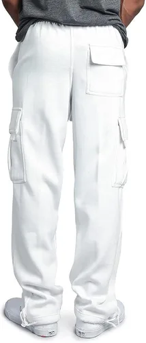 Vista 2 de Sweatpants for Men Baggy Loose Fit Joggers Pants Athletic Casual Sweat Pants with Pockets Trendy Workout Cargo Pants