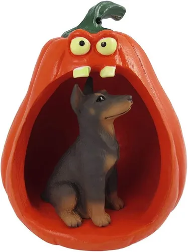 Vista 121 de Conversation Concepts Figura de Corgi galés de Halloween y calabaza Welsh Corgi Pembroke