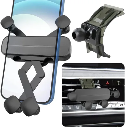 Vista 7 de Soporte para teléfono de coche para BMW X5 2014-2018, X6 2015-2019 SUV sDrive35i xDrive35i 40e 35d F15 F16 Accesorios de automóvil Decoración