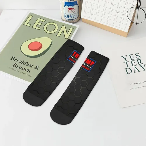 Vista 8 de GDJF Trump 2024 Fuck Your Feelings Ankle Socks Winter Low Cut Sports Warm Comfort Breathable Casual Socks For Mens And Womens (3)