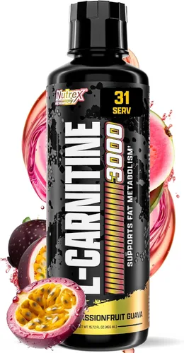 Vista 9 de Nutrex Research L-Carnitina 3000 (31 porciones, Berry Blast) Disparos líquidos, sin estimulantes Apoya la recuperación muscular para hombres