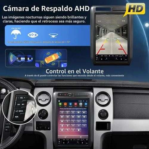 Vista 6 de Radio de coche para Ford F150 2009 2010 2011 2012 actualización estéreo