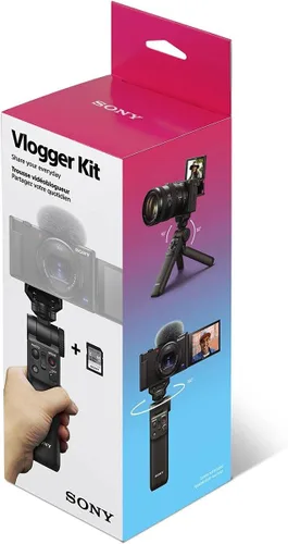Vista 9 de Sony ZV-E10 APS-C - Cámara de vlogging con lente intercambiable sin espejo, color blanco, paquete ACCVC1 Kit de accesorios para vlogger