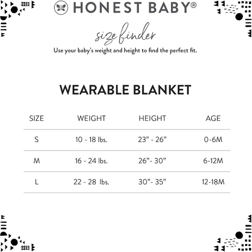 Vista 4 de HonestBaby - Manta vestible de algodón orgánico matelassé, rosa, grande