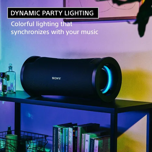 Vista 16 de Sony ULT Field 7 - Altavoz inalámbrico Bluetooth para fiestas, IP67 impermeable, graves potentes, batería de 30 horas, karaoke, mango cómodo y luces