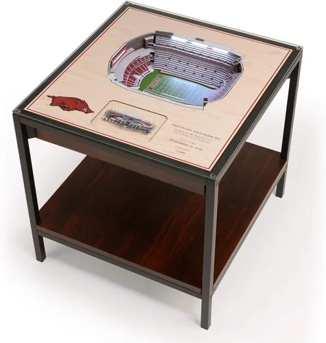 Vista 21 de YouTheFan NCAA - Mesa auxiliar iluminada StadiumView de 25 capas