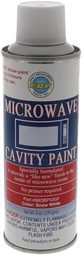 Vista 3 de 98QBP0302 PINTURA DE LA CAVIDAD DEL HORNO MICROONDAS EN BLANCO DE NIEVE