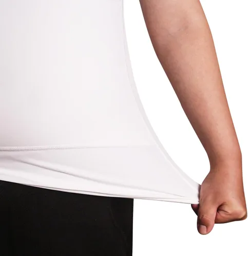 Vista 8 de Aptoco Camisas de compresión para hombre, chaleco para hombre de ginecomastia