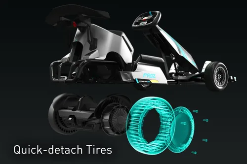 Vista 12 de Segway Ninebot Gokart Pro 2 - High-Speed Electric Go Kart for Ages 14+, Drift & Race with Speeds Up to 26.7 mph