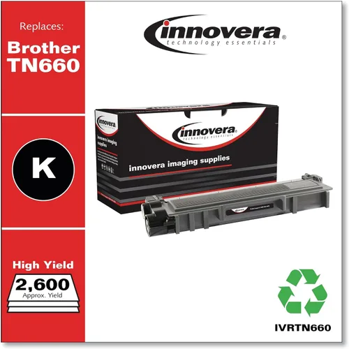 Vista 2 de Innovera IVRTN660 Tóner de alto rendimiento remanufacturado - Negro