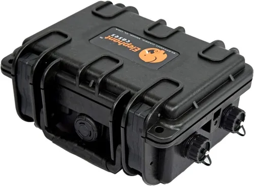 Vista 8 de Elephant B095 - Caja de batería para kayak, impermeable, para alimentar GPS, buscadores de peces, luces LED, bomba aireadora