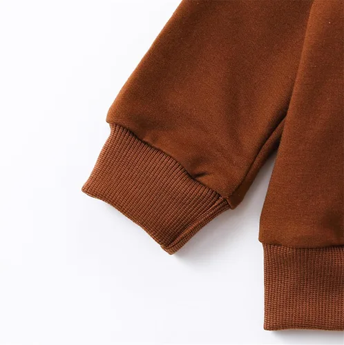 Vista 4 de PATPAT Ropa de bebé niño sudadera de manga larga sólida para niño niño cuello redondo suéter ropa
