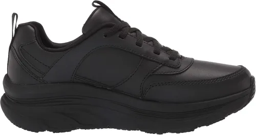Vista 6 de Skechers Zapatos profesionales de cuidado de la salud con cordones para mujer, Negro