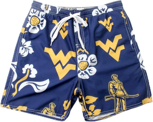 Vista 72 de Wes and Willy NCAA Traje de baño floral para hombre