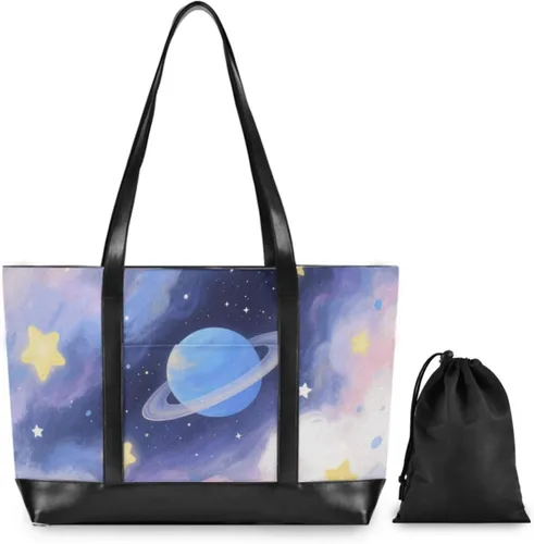 Vista 4 de Blue Planet professional laptop bag for men with zipper work purses for teacher with estuche para laptop 14 pulgadas