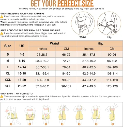 Vista 5 de FeelinGirl Faja moldeadora para mujer, con control de abdomen, moldeador de glúteos, pantalones cortos de faja, adelgazantes de muslo