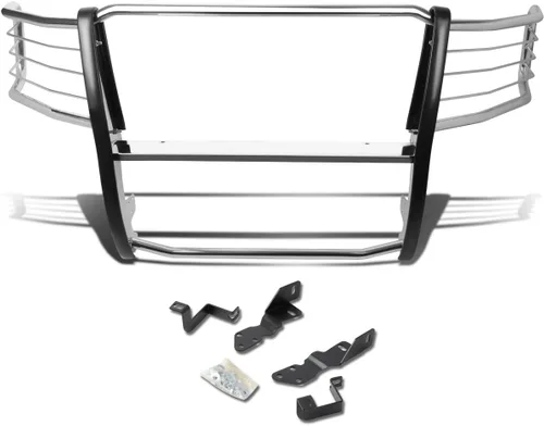 Vista 9 de DNA Motoring GRILL-G-015-BK Protector de rejilla de cepillo para defensa delantera, negro