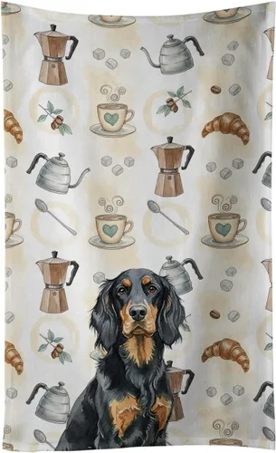Vista 171 de Caroline's Treasures Afghan Hound - Toalla de cocina para barra de café, terciopelo frontal y lazo de algodón, lavable a máquina Sabueso afgano