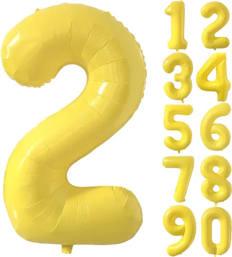 Vista 309 de Globos gigantes de helio de aluminio de 40 pulgadas, color negro, globos digitales grandes del número 0 para decoración de fiesta de cumpleaños