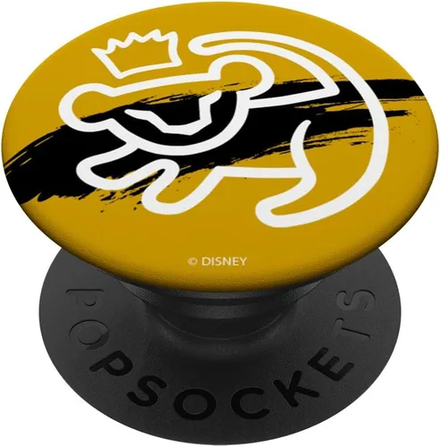 Vista 6 de Disney The Lion King Simba Outline PopSockets MagSafe PopGrip para iPhone