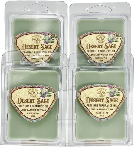 Vista 17 de Cera perfumada para calentadores de cera, ambientador aromático, paquete de 4, juego surtido de 6 cubos de fusión, hecho a mano en Estados Unidos