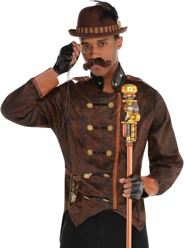 Vista 3 de Accesorio para disfraz de caña Steampunk - 40 pulgadas multicolor 1 pieza