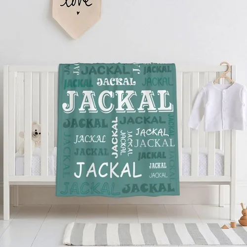 Vista 6 de Manta personalizada con nombre para niños, manta de bebé personalizada para niños, manta de nombre personalizada para niña/niño, regalos