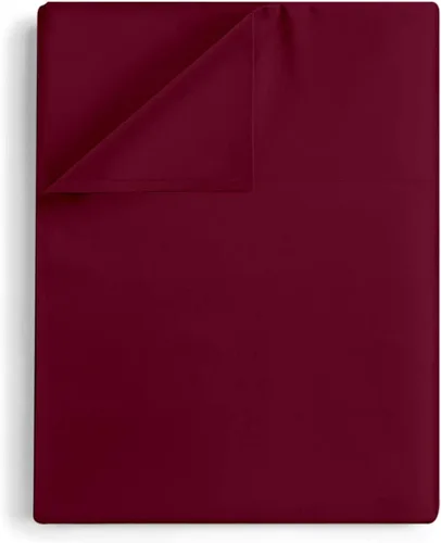 Vista 4 de TBM 1PC Solid Flat Sheet Smooth Touch Hotel Quality 100% Egyptian Cotton Perfectly Fit for Oversize and Extra Height Bed Solid 600 Thread Count