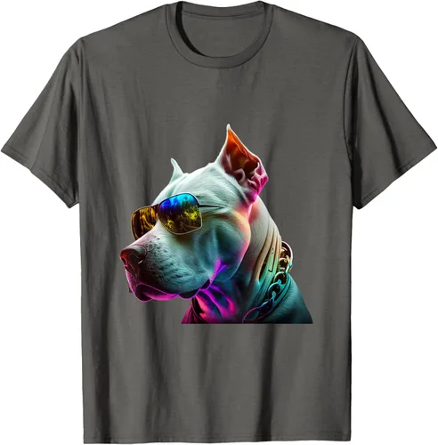 Vista 85 de Dogo Argentino Dogs Dogo Argentinos Camiseta, Negro